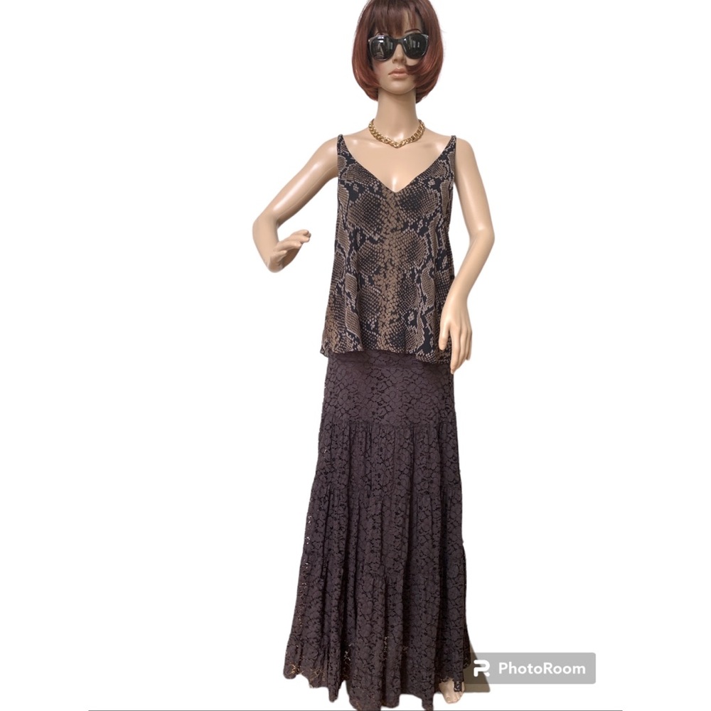 Zara Snake Print Strappy Flowy Tank Top, NWT, S - Picture 8 of 13